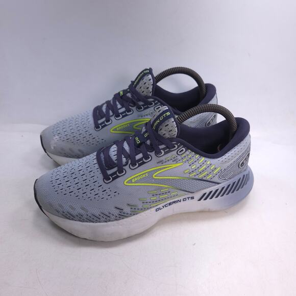 Brooks Glycerin GTS 20 Athletic Running Shoe Womens Size 7.5 1203701B416 Blue - Picture 1 of 10